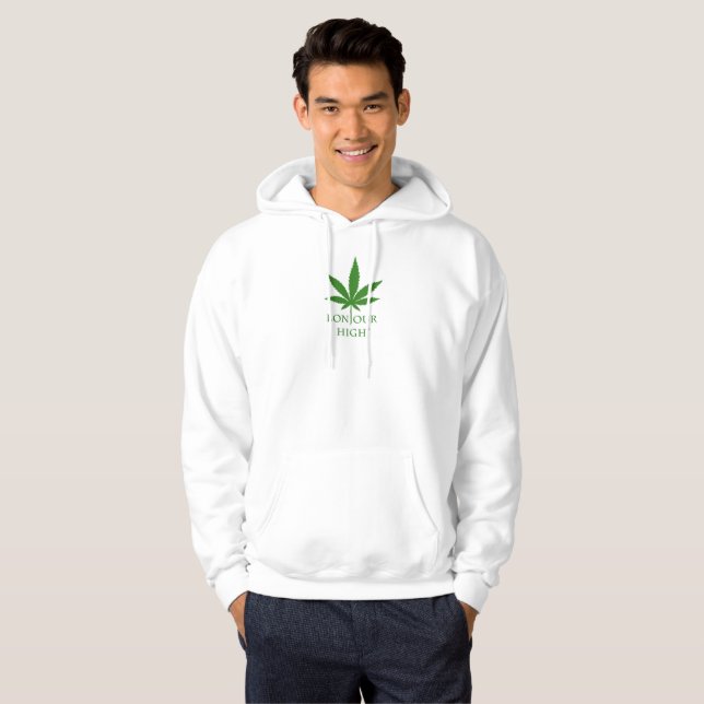 Le sweat - shirt à capuche qui vous prend plus (Devant entier)