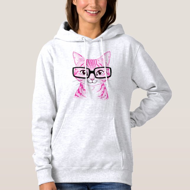 Le sweat - shirt à capuche ringard des femmes (Devant)
