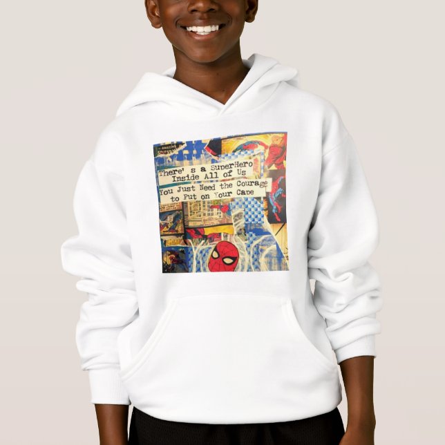 Le Sweatshirt à capuchon de Superhero Kid (Devant)