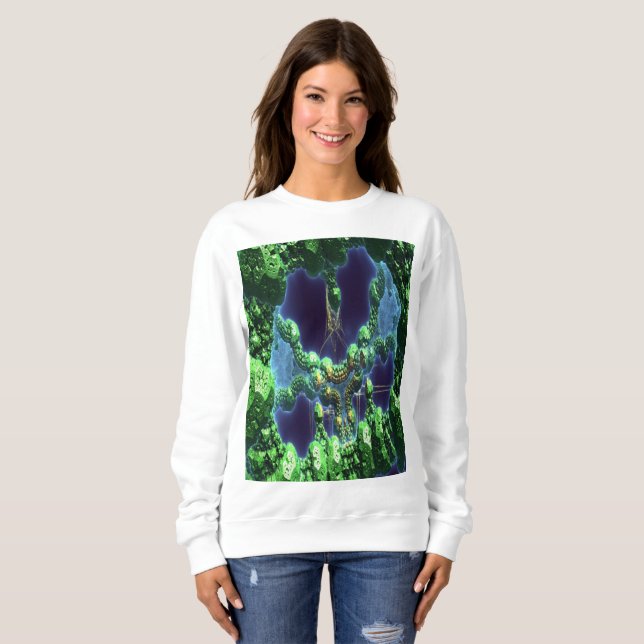 Le sweatshirt de base des femmes (Devant entier)