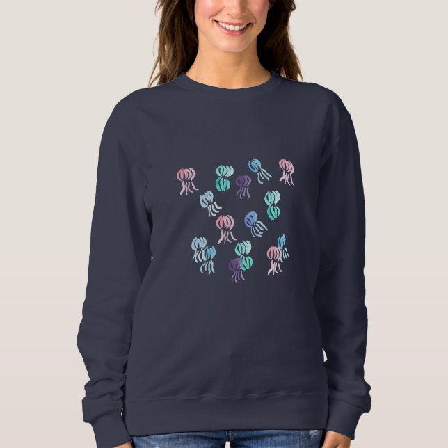Le sweatshirt de base des femmes de méduses (Devant)