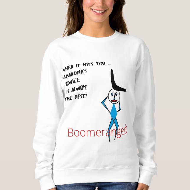 Le Sweatshirt de base des femmes en pleine efferve (Devant)