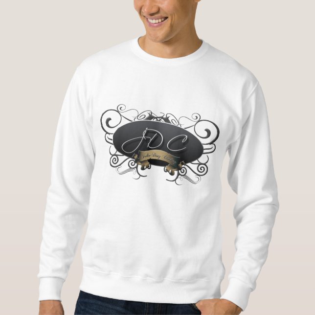 Le sweatshirt de base des hommes de logo de JDC (Devant)