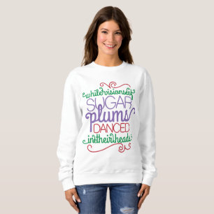 Le sweatshirt des femmes d'art de mot de visions