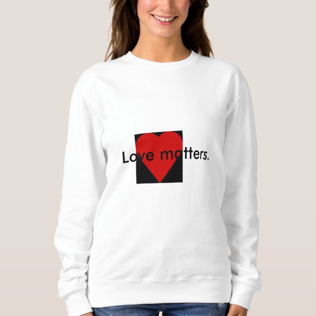 Le sweatshirt des femmes de citation de sujets (Devant)