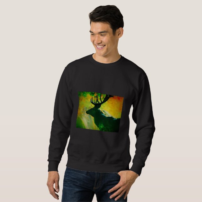 LE SWEATSHIRT DES HOMMES - RENNE (Devant entier)