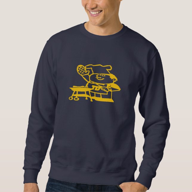 Le Sweatshirt masculin de l’engin de tournage de l (Devant)