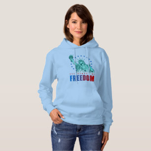 Le symbole de la liberté   Sweat - shirt à capuche