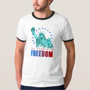 Le symbole de la liberté T-shirt Ringer Homme