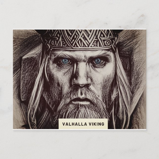 Le symbolisme viking de Valhalla - Sur une carte p (Devant)