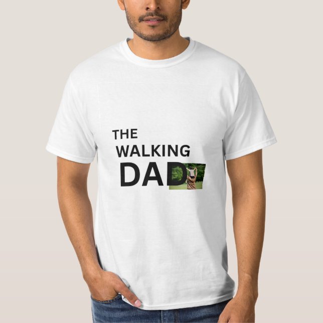 Le t-shirt à design de papa qui marche (Devant)