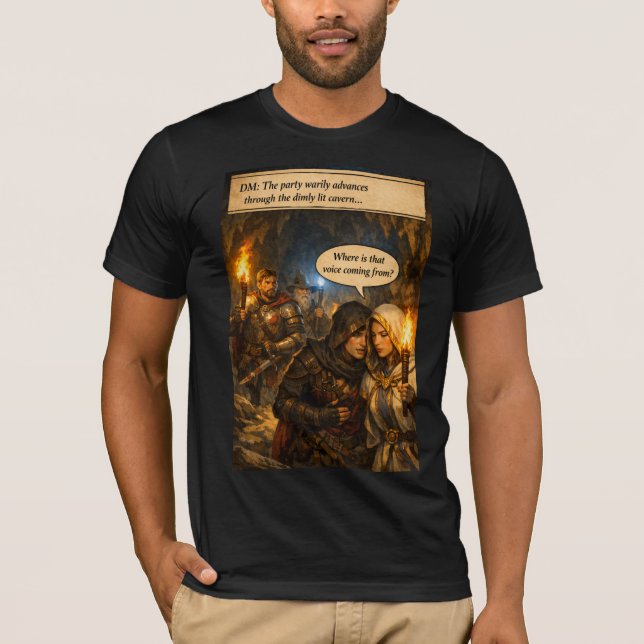 Le T-shirt à la voix mystérieuse (Devant)