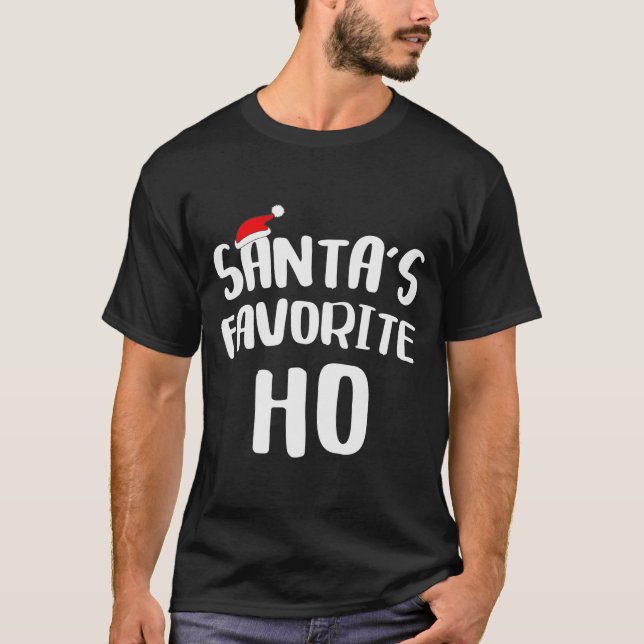 Le T-shirt à manches longues préféré du Père Noël  (Devant)
