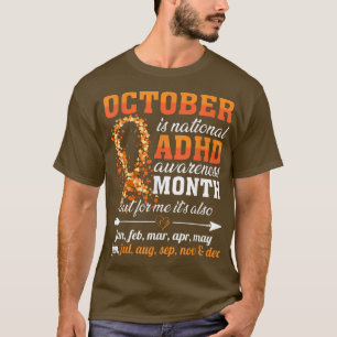 Le T-Shirt ADHD Est Génial Pour Les Hommes Femmes 
