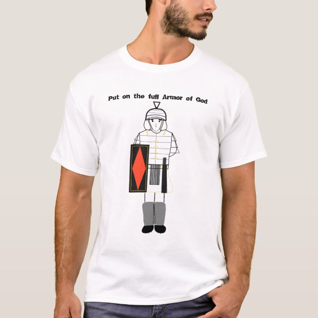 Le T-Shirt Armure Complète de Dieu (Devant)