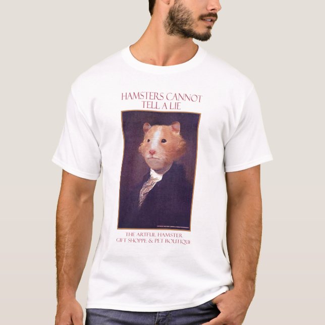 Le T-shirt astucieux de George de hamster (Devant)