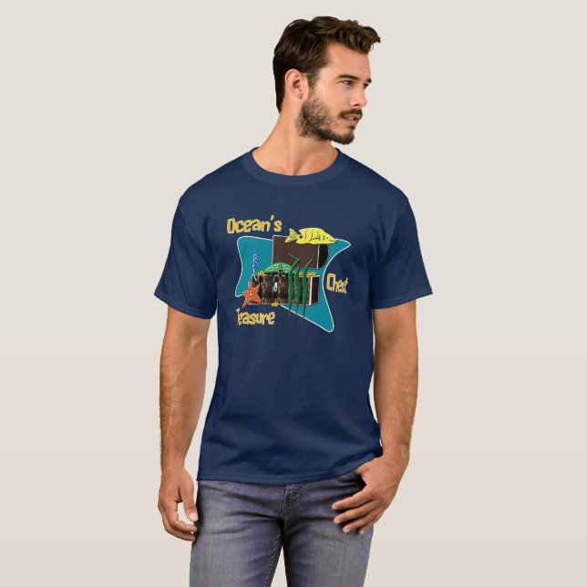 Le T-shirt au trésor de l'océan (Devant entier)