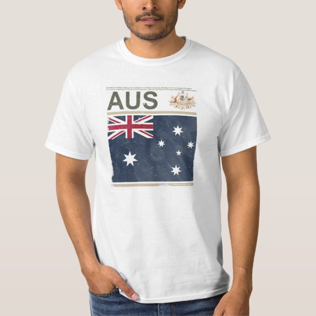 Le T-shirt "Australie " des hommes (Devant)