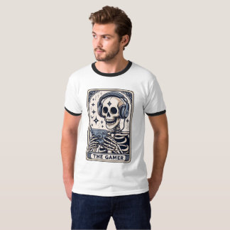 Le T-Shirt avec la carte de tarot du squelette de
