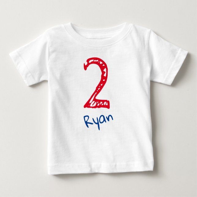 Le T-shirt Baby Second Birthday (Devant)