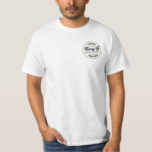 Le T-shirt blanc de G des petits hommes élégants