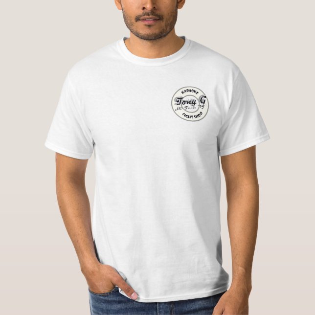 Le T-shirt blanc de G des petits hommes élégants (Devant)