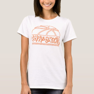 Le T-shirt blanc des femmes de pingouin de vampire