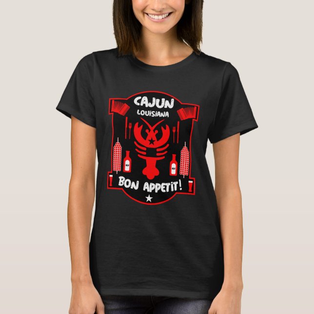 Le T-shirt Cajun de Louisiane (Devant)