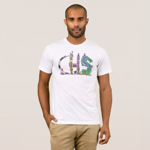 Le T-shirt   CHARLESTON, Sc (CHS) des hommes