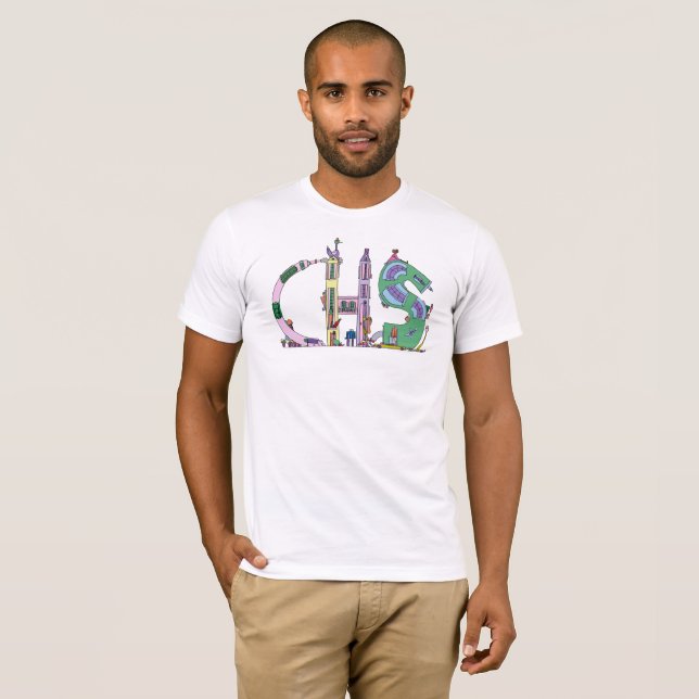Le T-shirt | CHARLESTON, Sc (CHS) des hommes (Devant entier)
