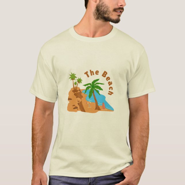Le T-Shirt Classique Crème The Beach Classic | Été (Devant)