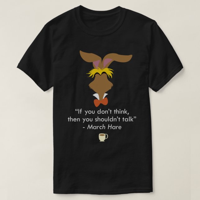Le T-shirt classique de lièvre de mars (Design devant)