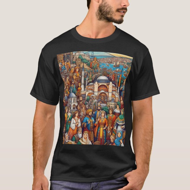 Le T-shirt culturel d'Istanbul (Devant)