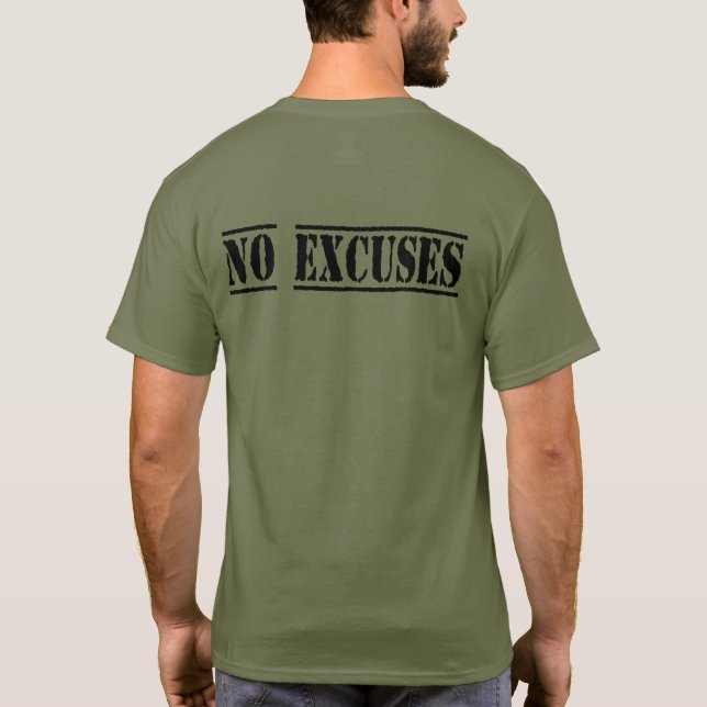 Le T-shirt d'aucuns hommes d'excuses de JROTC (Dos)