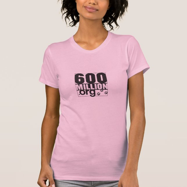 Le T-shirt de 600 millions de femmes de base (Devant)