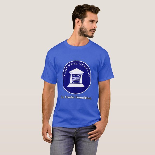 Le T-shirt de base de fin gourmet dans des tons (Devant entier)