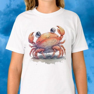 Le T-shirt de base de l'enfant de crabe mou