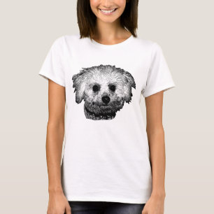 Le T-shirt de base des femmes de Bichon Frise