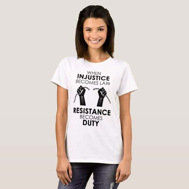 Le T-shirt de base des femmes d'injustice (Devant entier)