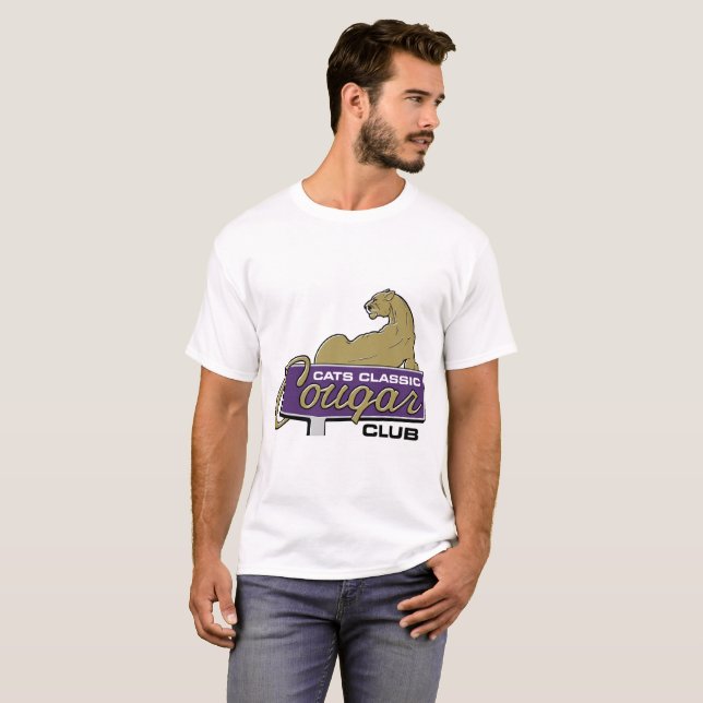 Le T-shirt de base des hommes (Devant entier)