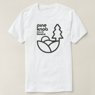 Le T-shirt de base des hommes de bouton de pin