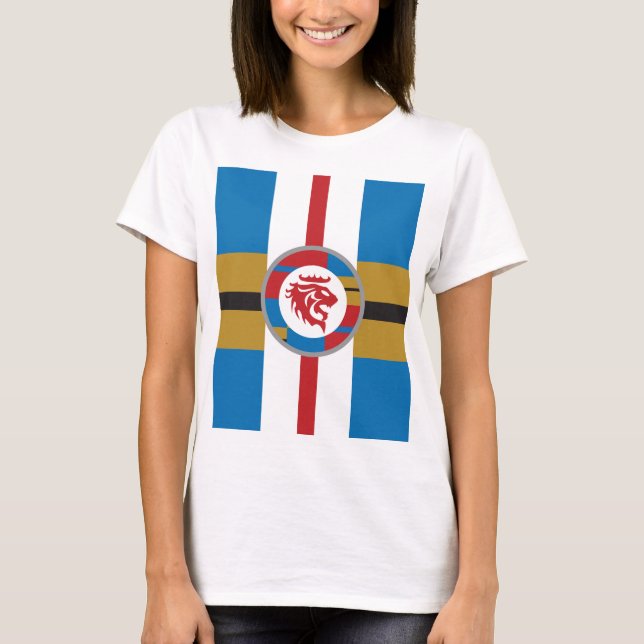 Le T-shirt de base féminin Lion rouge (Devant)