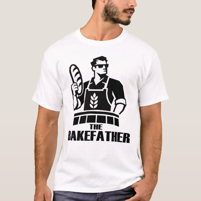 Le T-Shirt de cuisine drôle Bakefather (Devant)