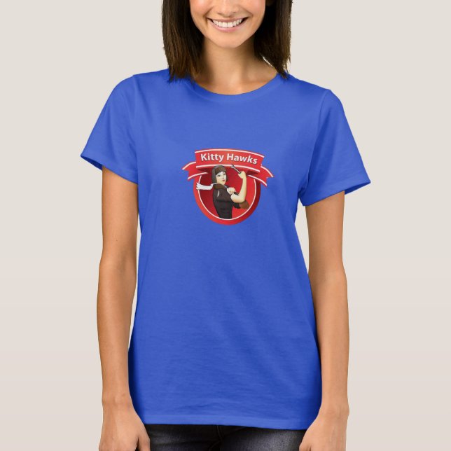 Le T-shirt de faucons de Kitty (Devant)