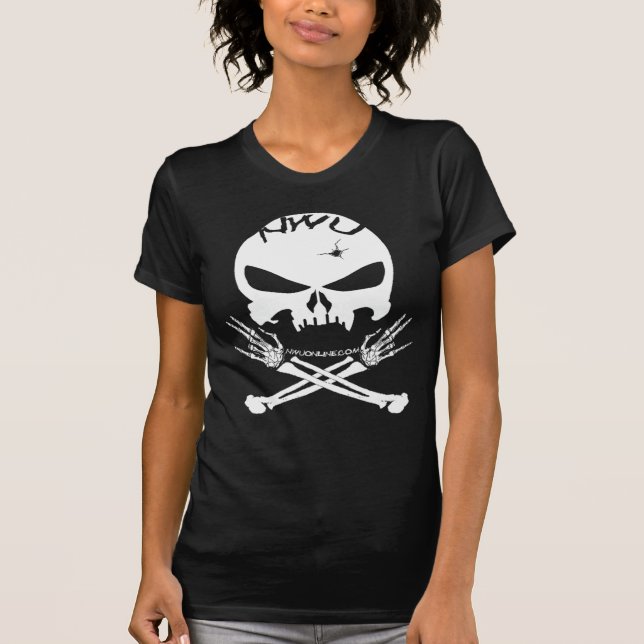 Le T-shirt de fumier de la femme foncée de Roger (Devant)