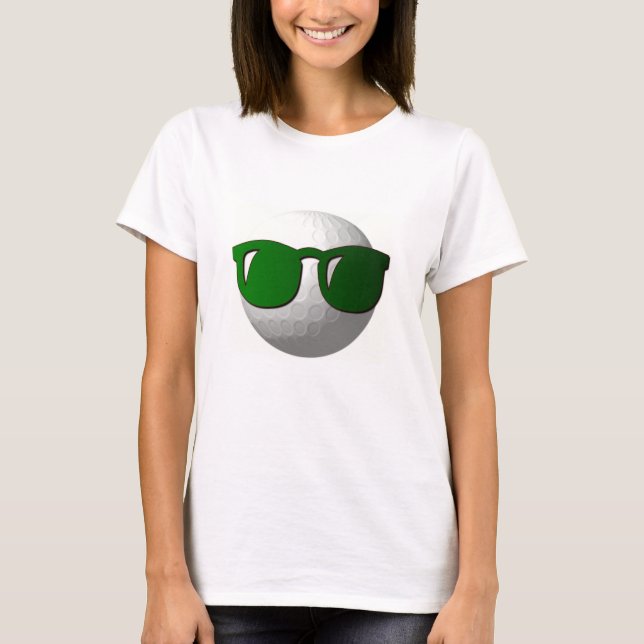 Le T-shirt de golf de boule de la fille fraîche de (Devant)