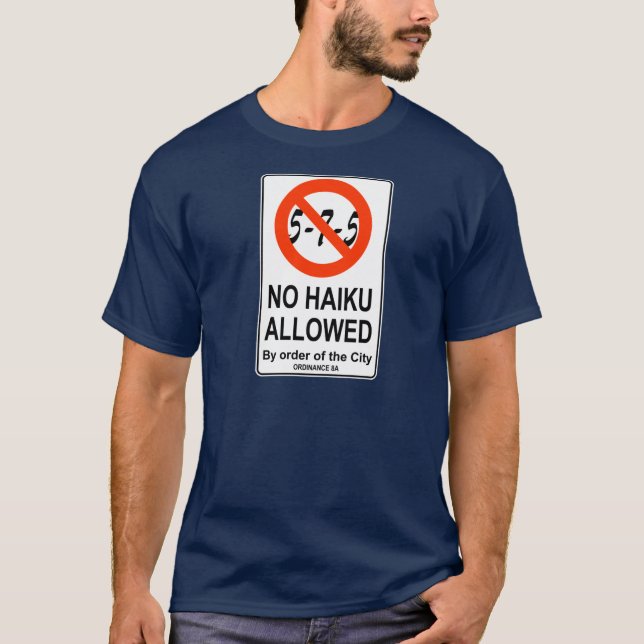 Le T-shirt de Haiku de NO--Haiku (Devant)