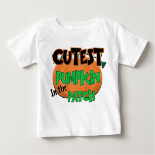 Le T-shirt de Halloween de bébé de citrouille le