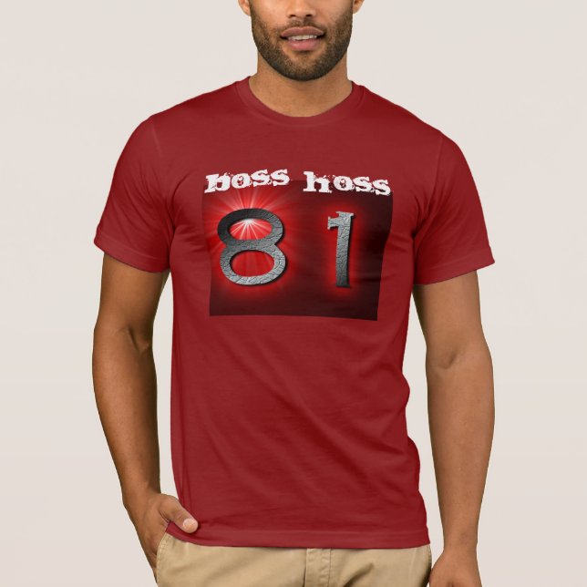 Le T-shirt de Hoss de patron d'Indianheads (Devant)