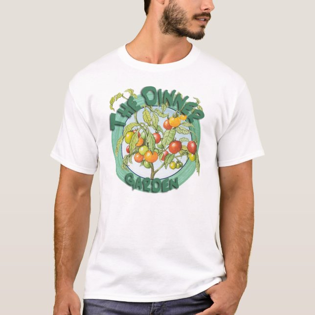Le T-shirt de jardin de dîner (Devant)